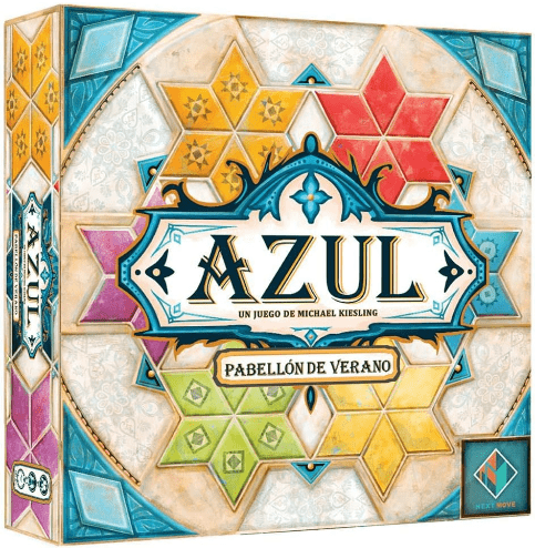 juego de mesa azul