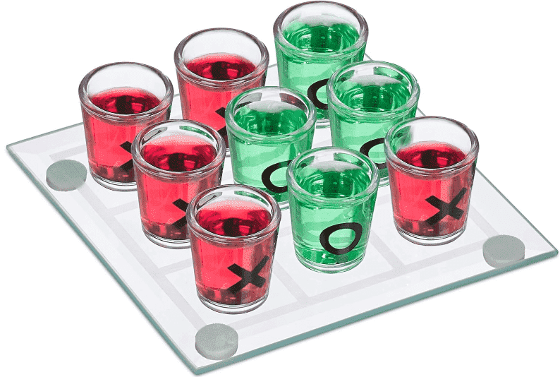 Tres en raya shot Juego para beber